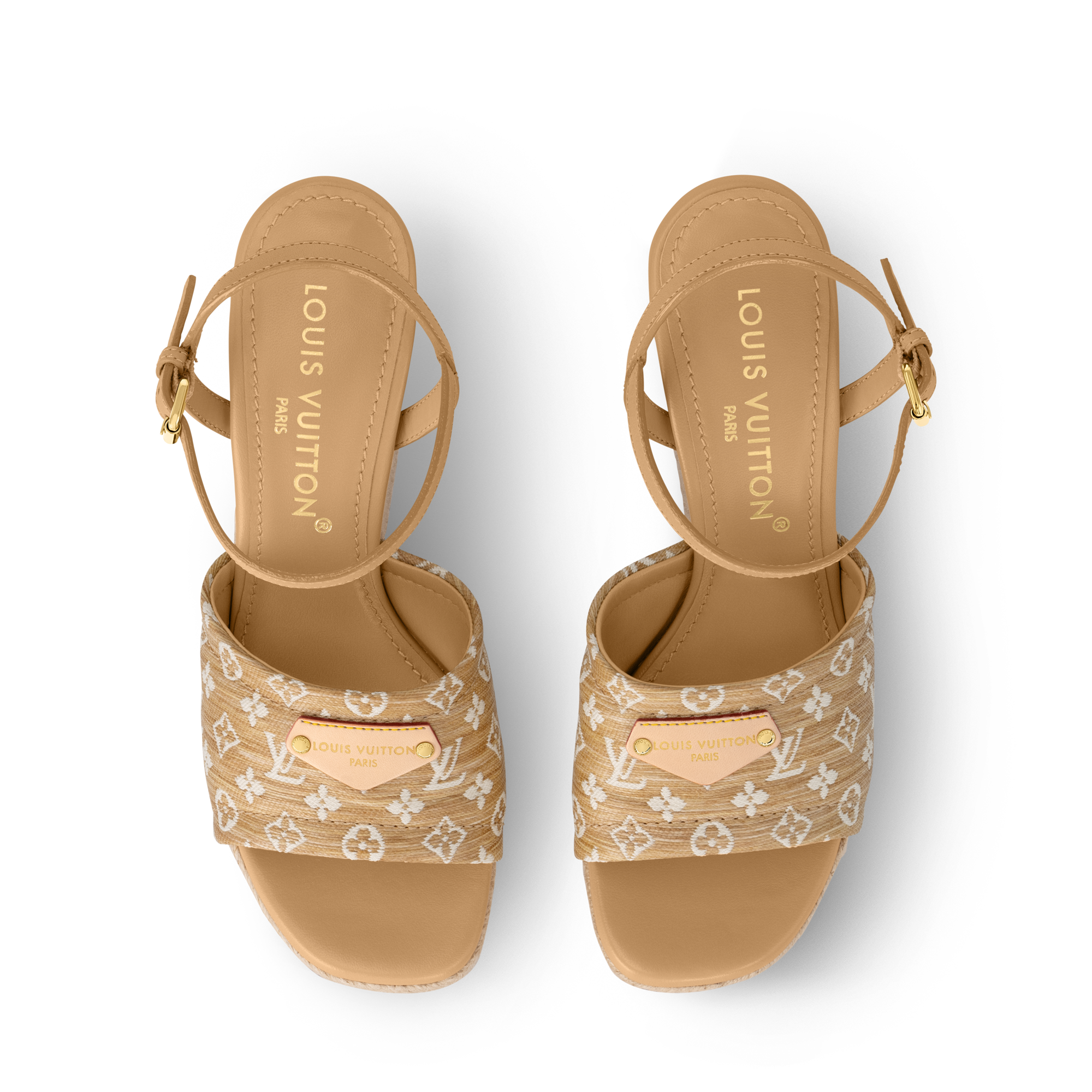 Zapatos Sandalias y Alpargatas Sandalia de cuña Helios | Louis Vuitton ® (Ampliar producto)